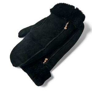 NWOT Leather Artisan Made Shearling Mittens